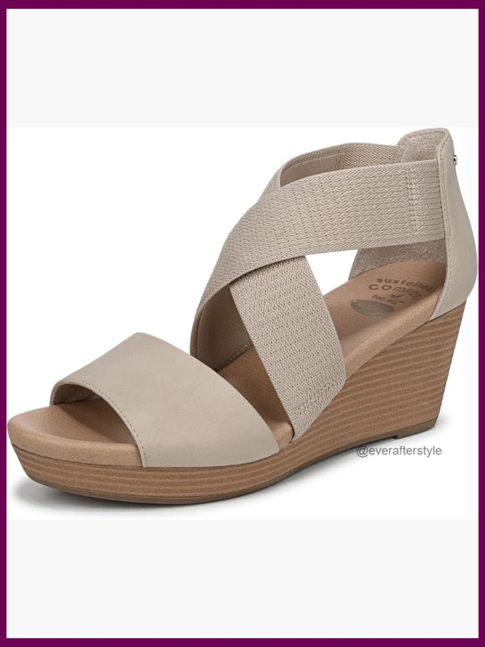 Platform Wedge Sandals with Anatomical Cushioning and Arch Support